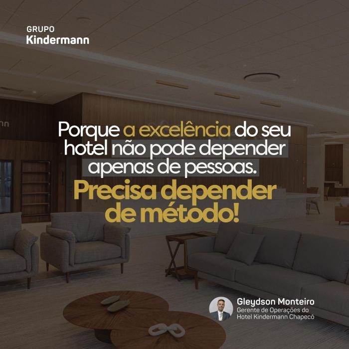 Porque a excelência do seu hotel não pode depender apenas de pessoas. Precisa depender de método!