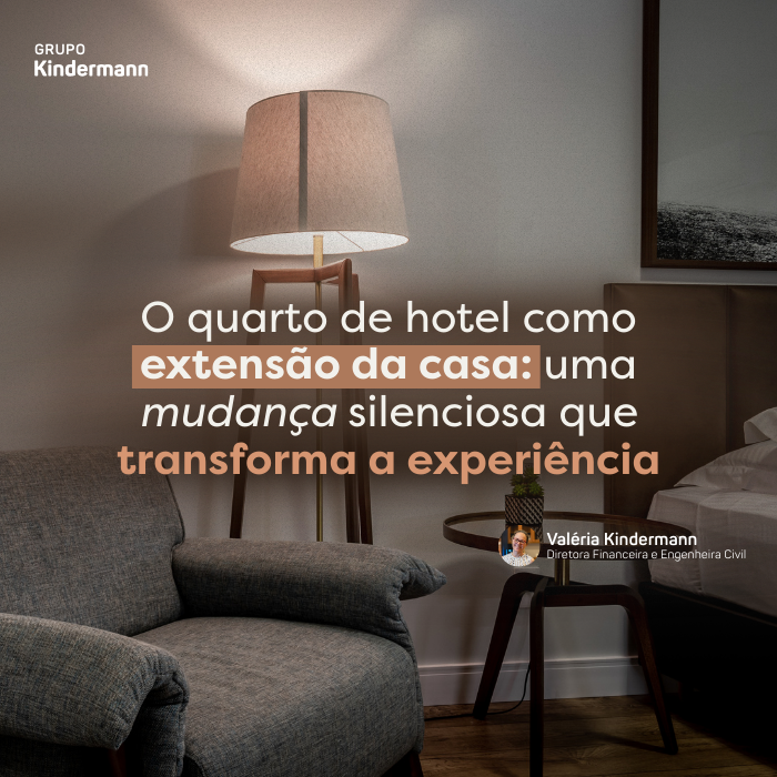 O quarto de hotel como extensão da casa: uma mudança silenciosa que transforma a experiência